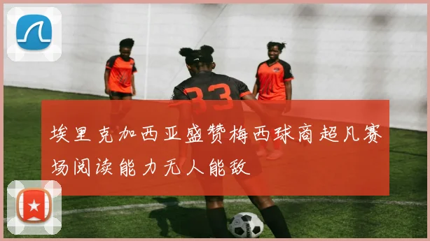 埃里克加西亚盛赞梅西球商超凡赛场阅读能力无人能敌